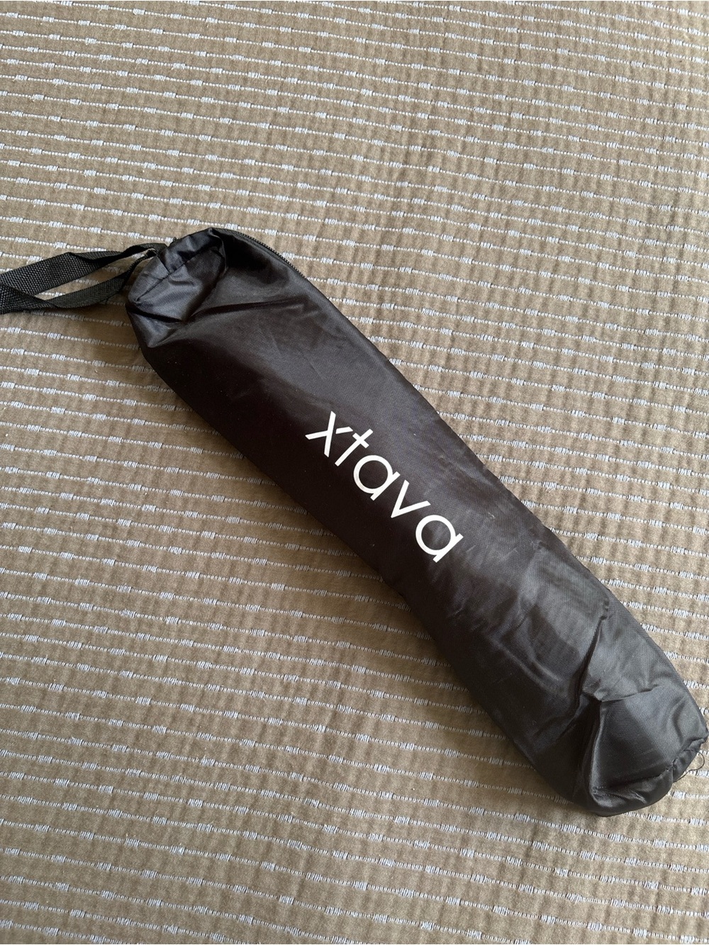 Xtava Satin Wave Tapered Curling Wand Black Model XTV020040N with Pouch NEW